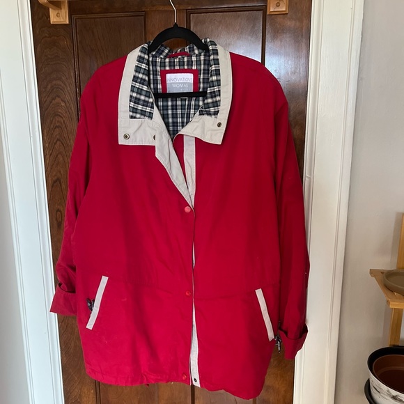 Vintage Izzi Innovations Red Coat Retro - Picture 8 of 10